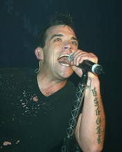 This is an image of 255594 Robbie Williams Photograph & Poster