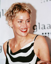 This is an image of 241035 Sharon Stone Photograph & Poster