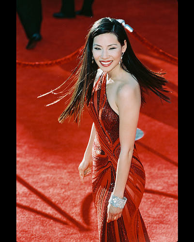 This is an image of 241619 Lucy Liu Photograph & Poster