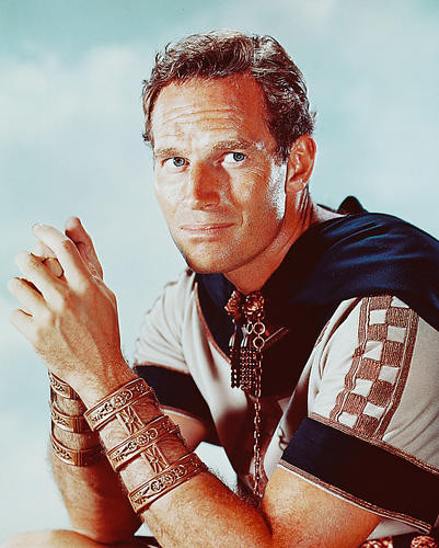 This is an image of 242989 Charlton Heston Photograph & Poster