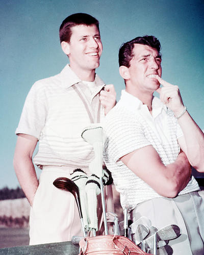 This is an image of 243728 Dean Martin & Jerry Lewis Photograph & Poster