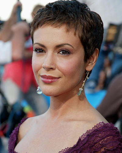 This is an image of 255997 Alyssa Milano Photograph & Poster