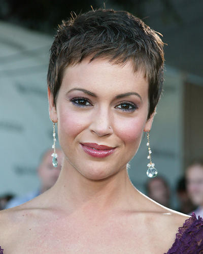 This is an image of 256214 Alyssa Milano Photograph & Poster