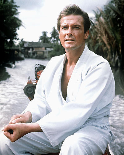 This is an image of 256225 Roger Moore Photograph & Poster