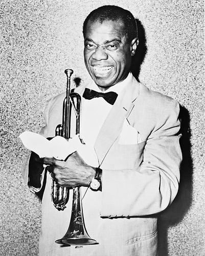 This is an image of 170462 Louis Armstrong Photograph & Poster