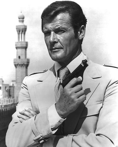 This is an image of 173055 Roger Moore Photograph & Poster