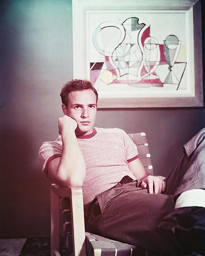 This is an image of 244350 Marlon Brando Photograph & Poster