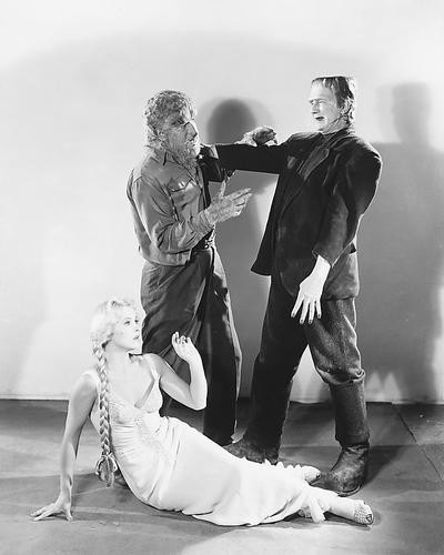 This is an image of 174238 Frankenstein Meets the Wolfman Photograph & Poster