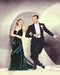 This is an image of 262091 Fred Astaire & Ginger Rogers Photograph & Poster