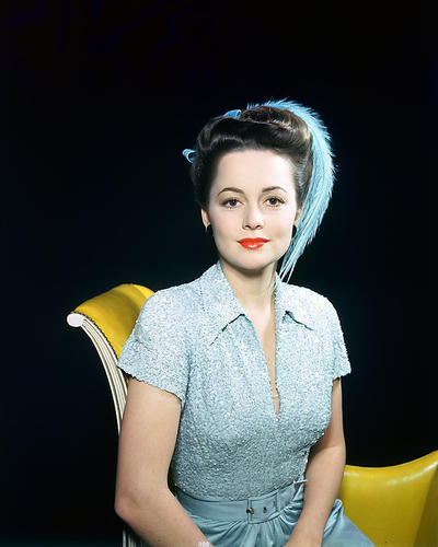 This is an image of 258972 Olivia De Havilland Photograph & Poster