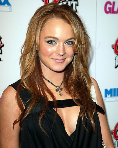 This is an image of 259072 Lindsay Lohan Photograph & Poster