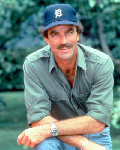 This is an image of 263687 Tom Selleck Photograph & Poster