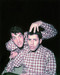 This is an image of 269779 Dean Martin & Jerry Lewis Photograph & Poster