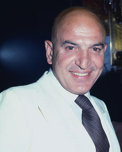 This is an image of 274503 Telly Savalas Photograph & Poster