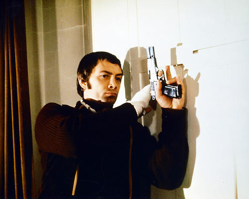 This is an image of 222550 Lewis Collins Photograph & Poster