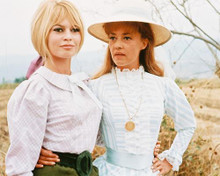 This is an image of 240761 Bridgitte Bardot & Jeanne Moreau Photograph & Poster