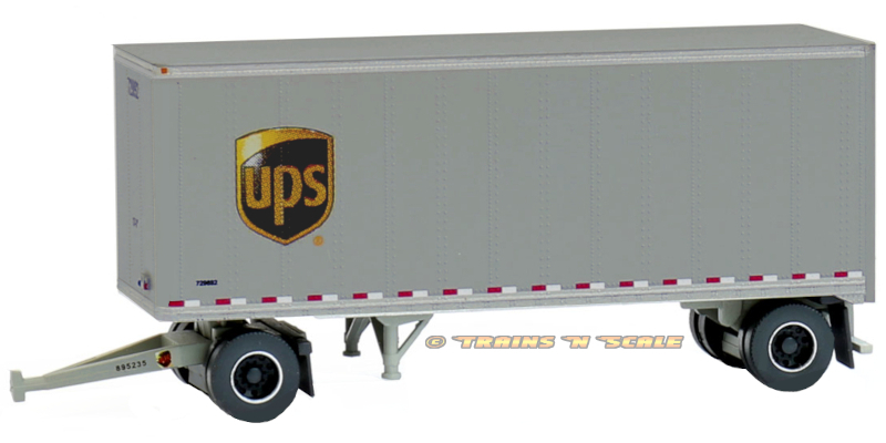 Trainworx 42844-01 N-Scale 28 Foot Pup Trailer UPS 729892