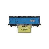 Al's Kustom Train Kars 157 American Beef Packers Special Run Micro-Trains Line 40' Steel Ice Reefer Car URTX 75528