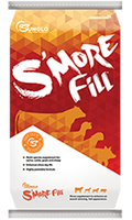 Multi-species supplement for swine, cattle, goats and sheep provides fill for a variety of animals.
Fed as sole ration, Sunglo® S’More FillTM will enhance show day fill faster than grains alone.
Highly palatable formula encourages consumption and helps reduce waste.
Important Management Tips:

Always provide access to fresh, clean water.
Check weight gains at set time intervals and adjust daily feeding rate as needed until target weight is reached.
Always transition slowly from one ration to another to help avoid digestive upset.
There are a variety of ways to feed Sunglo® S'More FillTM:

Hand feed as a top dress at the rate of  0.5 to 1.0 lb. per head, per day.
Mix with water, soak overnight and feed  for extra fill.
Use as a sole ration to enhance show day fill.
Add 100 lb. per ton of Sunglo® S’More FillTM show supplement as a supplemental add pack to quality show feeds.
Guaranteed Analysis

Protein: 11.00%
Fat: 5.50%
Fiber: 10.00%
Lysine: 0.50%
Calcium (Min): 0.10%
Calcium (Max): 0.40%
Phosphorus (Min): 0.35%