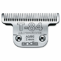 Detachable steel blades fit all Andis AG, AGC, AGP, AGR+ and AGRC models. Leaves hairs 3/32” - 2.4mm
