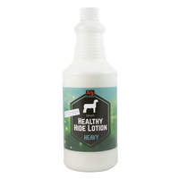 Sullivan's Healthy Hide Lotion is formulated for use after shearing to help condition and soothe the hide. With the ability to penetrate deep into the hide, the lotion absorbs to heal skin cracks and abrasions, allowing for a tighter and fresher appearance. Select single or case, and specify quantity below.
--To use: Pour into hands and apply on the hide or spray directly onto the lamb. Best used after shearing, at shows, or as needed. 
--Use Healthy Hide Heavy, during the winter months or when the temperature is below 65˚F 