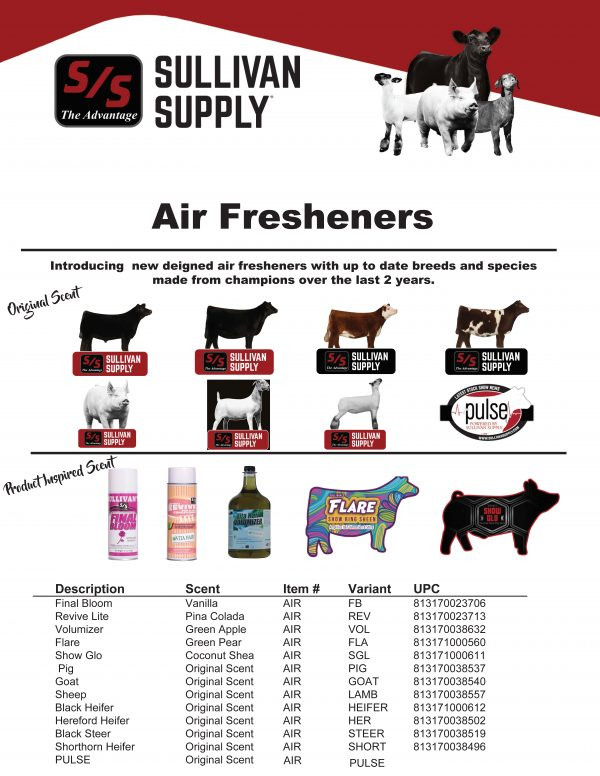 AIR FRESHENER – Sullivan Supply, Inc.