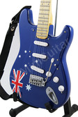 Miniature Guitar AUSTRALIA Flag