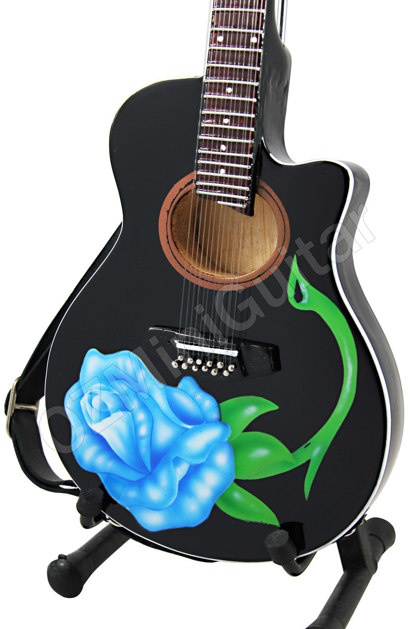 Miniature Acoustic Guitar Bret Michaels - OZMiniGuitar