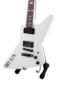 Miniature Guitar James Hetfield EET FUK White Explorer