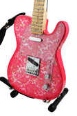 Miniature Guitar Pink Paisley