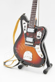 Miniature Guitar Kurt Cobain NIRVANA Jaguar Sunburst Right Handed