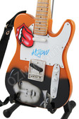 Miniature Guitar Art Series Mick Jagger ROLLING STONES