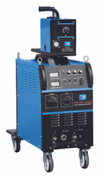 The Tradeweld MIG 505S & 500SD (dual voltage) is manufactured to the highest standards using Step controlled Transformer Technology. Features external 4 wheel wire feed system, with stepless wire feed system. Ideal for  fabrication work .