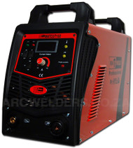 The Matweld Cut 100 Plasma Cutter is part of a professional range of plasma cutters, featuring  IGBT power source, High Frequency (HF) start, 30-100amp digital display, post flow up to 60 secs to cool torch consumables, 2T/4T function and a Trafimet A101 Plasma Torch.