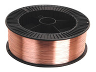 ER70S-6 premium, all position, mild steel welding wire contains higher levels of Manganese and Silicon than other standard grades of MIG wire to produce high quality welds when used on rusted, dirty or oily steel. This product requires a shielding gas, Co2 and/or Argon/Co2 mix.