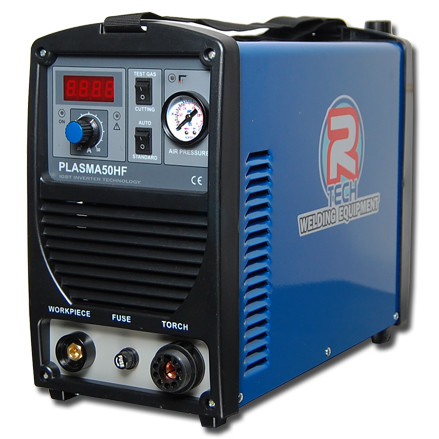 The R-Tech P50HF is a heavy duty machine with a massive 18mm genuine clean cut, high frequency arc starting, pilot arc re-start and cost effective - long life consumables.