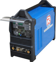 The R-Tech POWERTIG 210 EXT is a power-packed 210Amp AC/DC TIG welder with 240V input, 4 AC waveforms, 9 Job memory store, True 4 way trigger latching with pre/post gas, slope up/down and start/final amps, LED display, advanced pulse welding and remote foot pedal option and a massive 60% duty cycle.