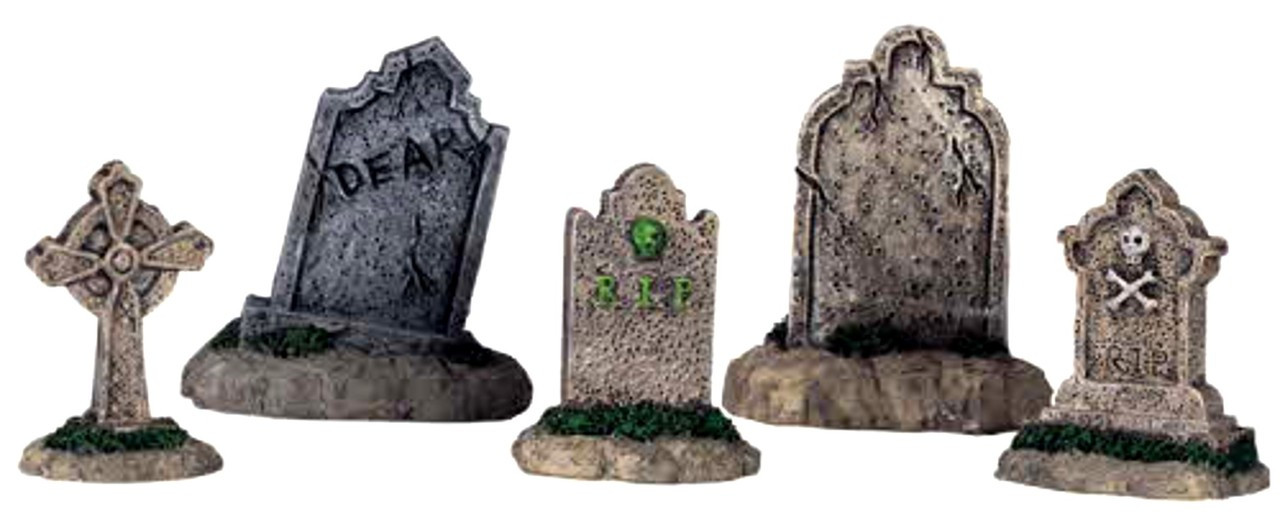 LEMAX Tombstones Halloween Spookytown Spooky Town