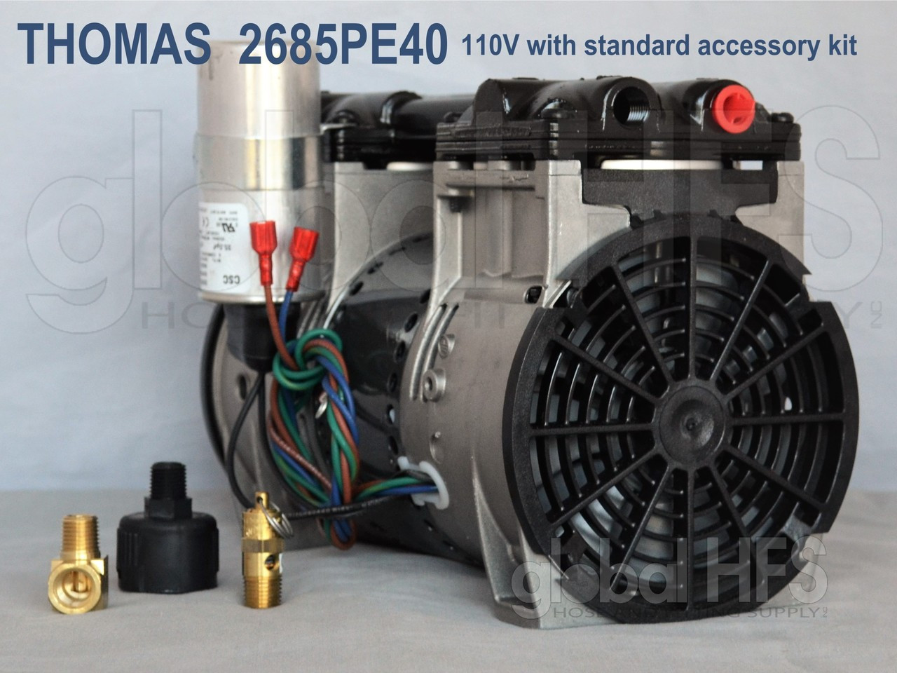 THOMAS 2685PE40 Air Motor (Starts Under Pressure) 110V GlobalHFS