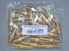 Male Barb Swivel V2 - Brass (Qty 20)
