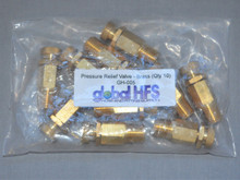 Pressure Relief Valve - Brass (Qty 10)