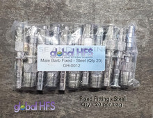 Male Barb Fixed - Steel (Qty 20)
