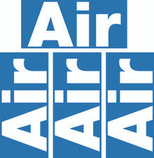 Side Sticker AIR - BLUE (2 sets per page)