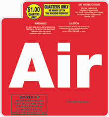 Air Machine Sticker WINTER TIP RED (Qty 5)