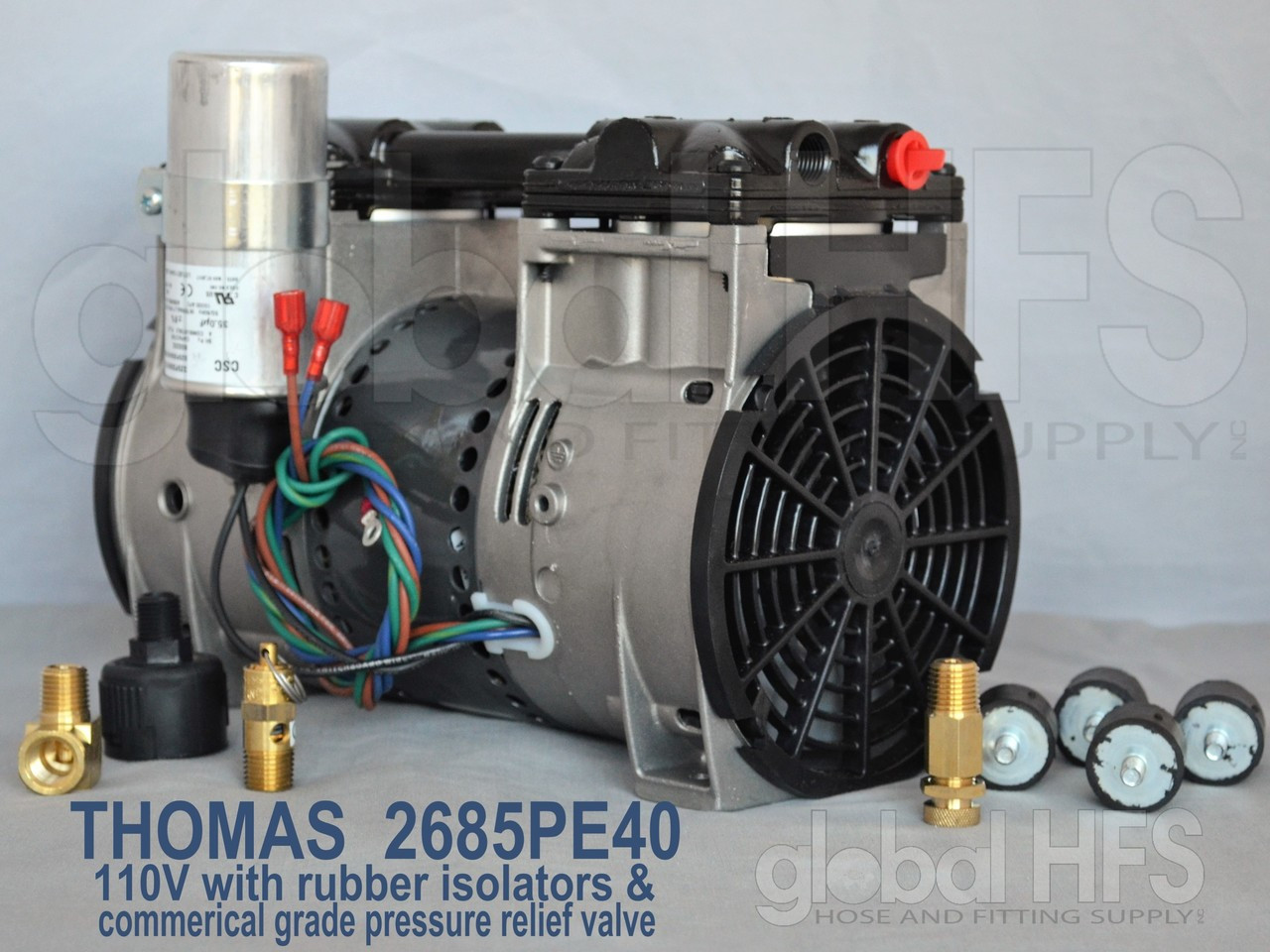 Details about   NEW 110V THOMAS 2685PE40 POND LAKE AERATION COMPRESSOR 