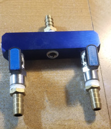 2-way splitter - pressure regulator