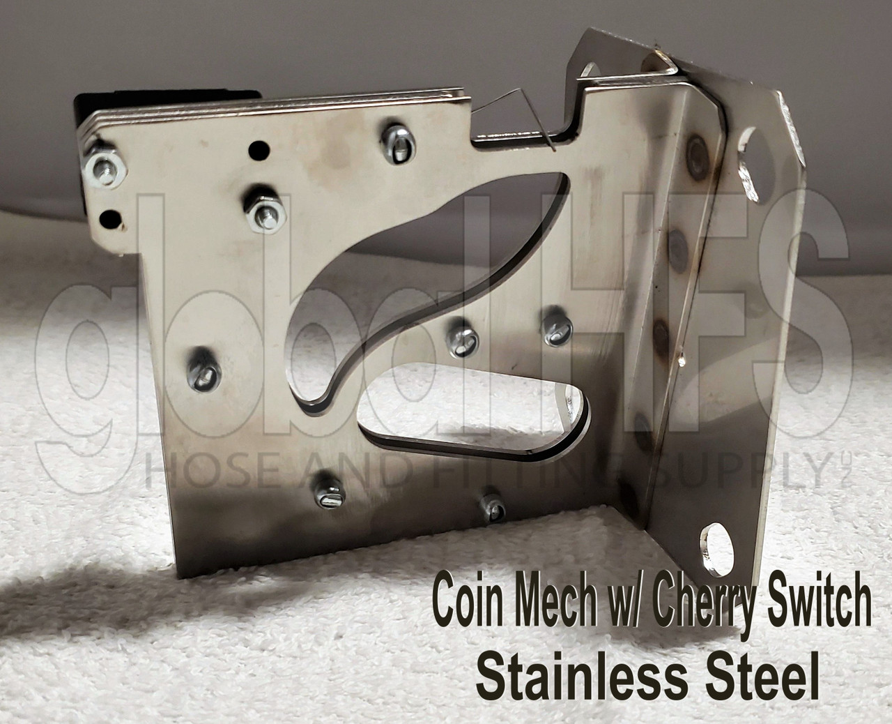 Coin Mech w/Cherry Switch - Stainless Steel - GlobalHFS