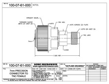 100-07-61-000:  7mm TO TNC FEMALE (BETWEEN-SERIES ADAPTER)