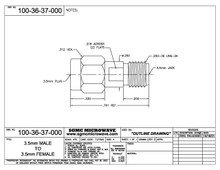 3.5mm MALE TO 3.5mm FEMALE (IN-SERIES ADAPTER)
