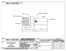 100-51-86-000:  SMA FEMALE TO SGB MALE (BETWEEN-SERIES ADAPTER)